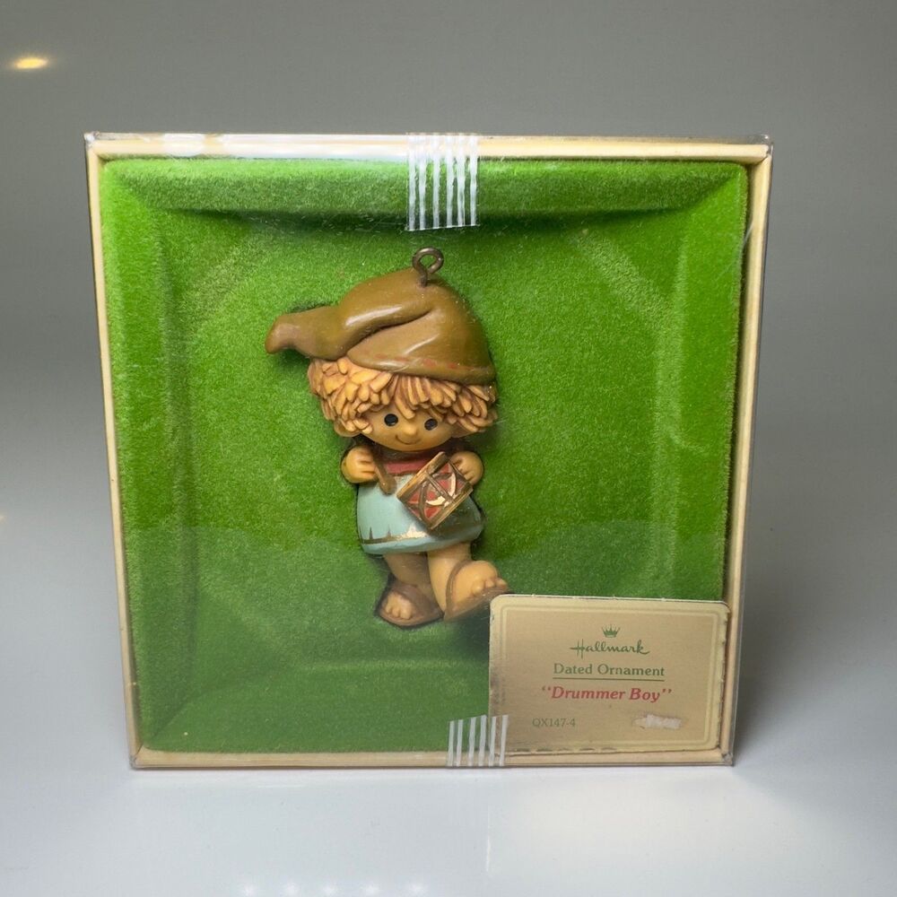 VTG Hallmark Christmas Ornament Drummer Boy Tree Trimmer Collection 1980 Dated